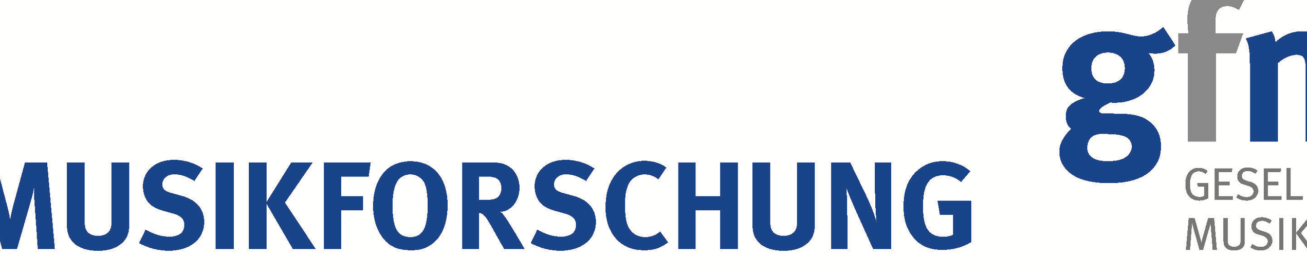 Logo gfm Gesellschaft für Musikforschung - Die Musikforschung